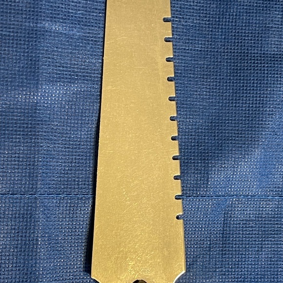 Antique Rose Victoria English Sterling Handle Cake Server with Serrated Edge - Picture 2 of 6